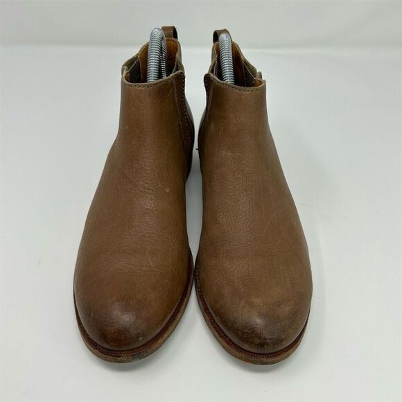 Kork-Ease Women's Slip-On Brown Leather Chelsea Ankle Boots Size 7.5 - Picture 5 of 12
